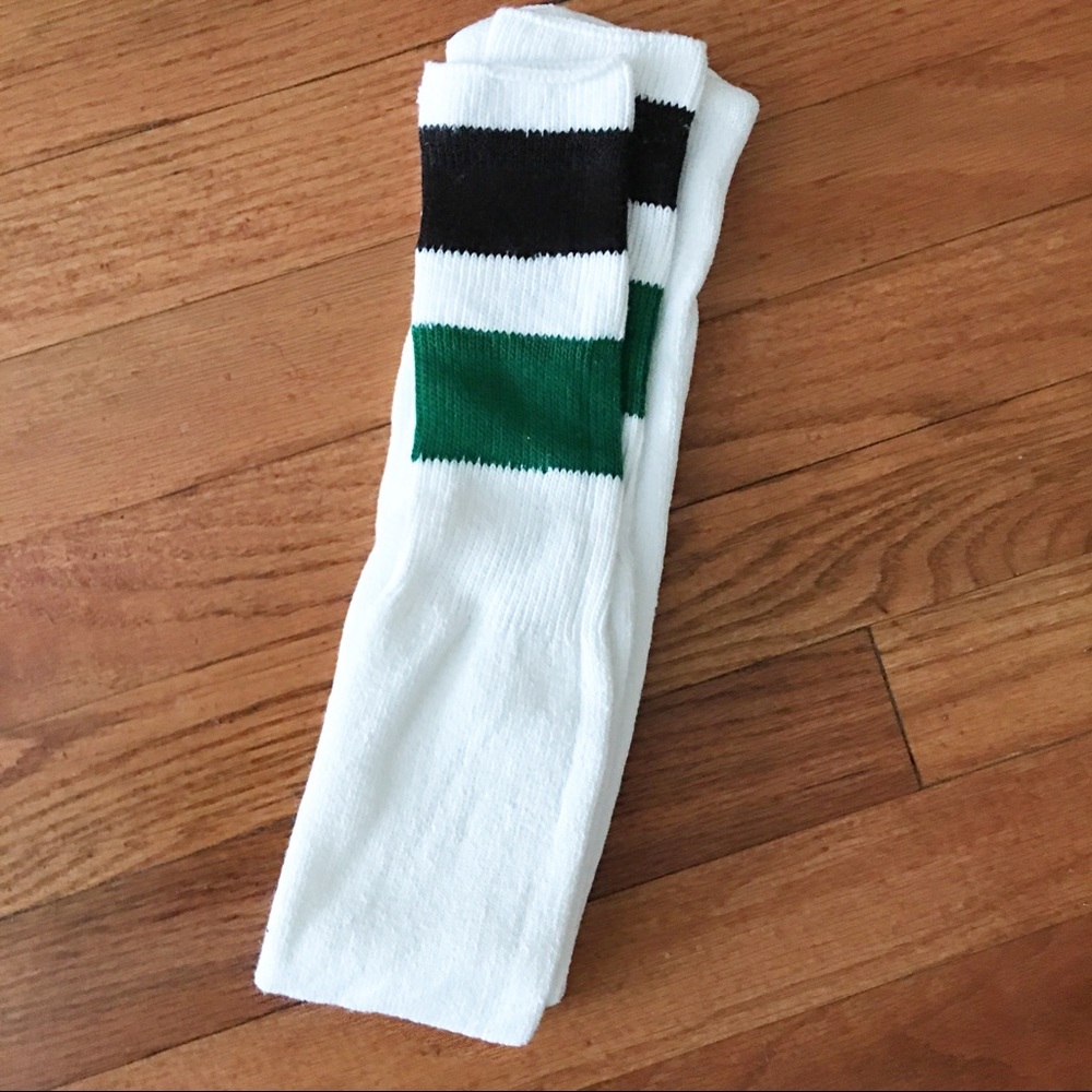 AWESOME Retro STRIPED TUBE SOCKS Knee High *choose - Picture 2 of 3